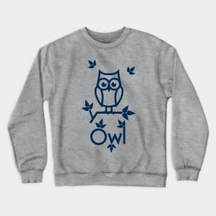 COOL OWL Crewneck Sweatshirt